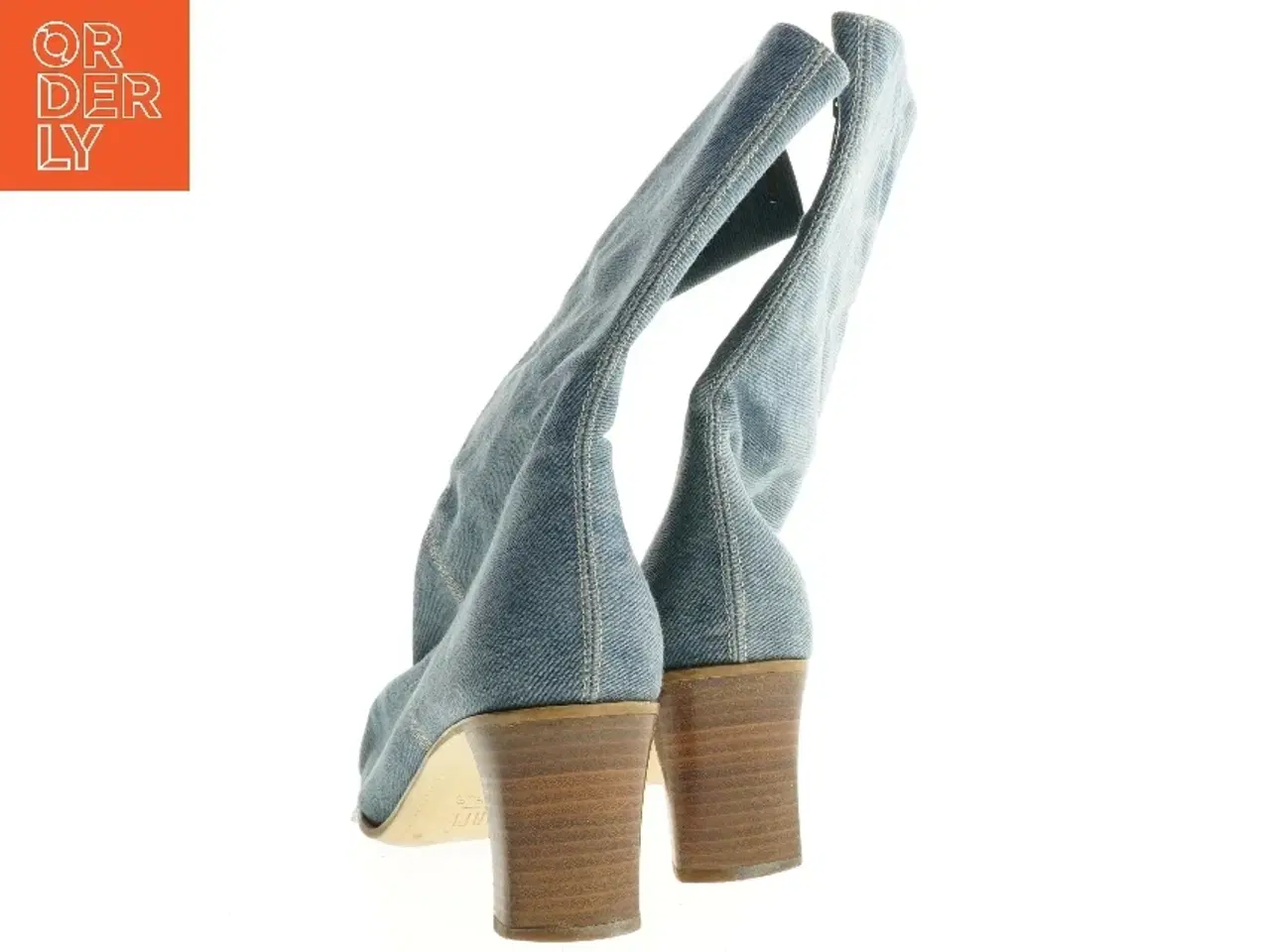 Billede 3 - Jeansstøvler med hæl fra Ecco (str. 5,5)