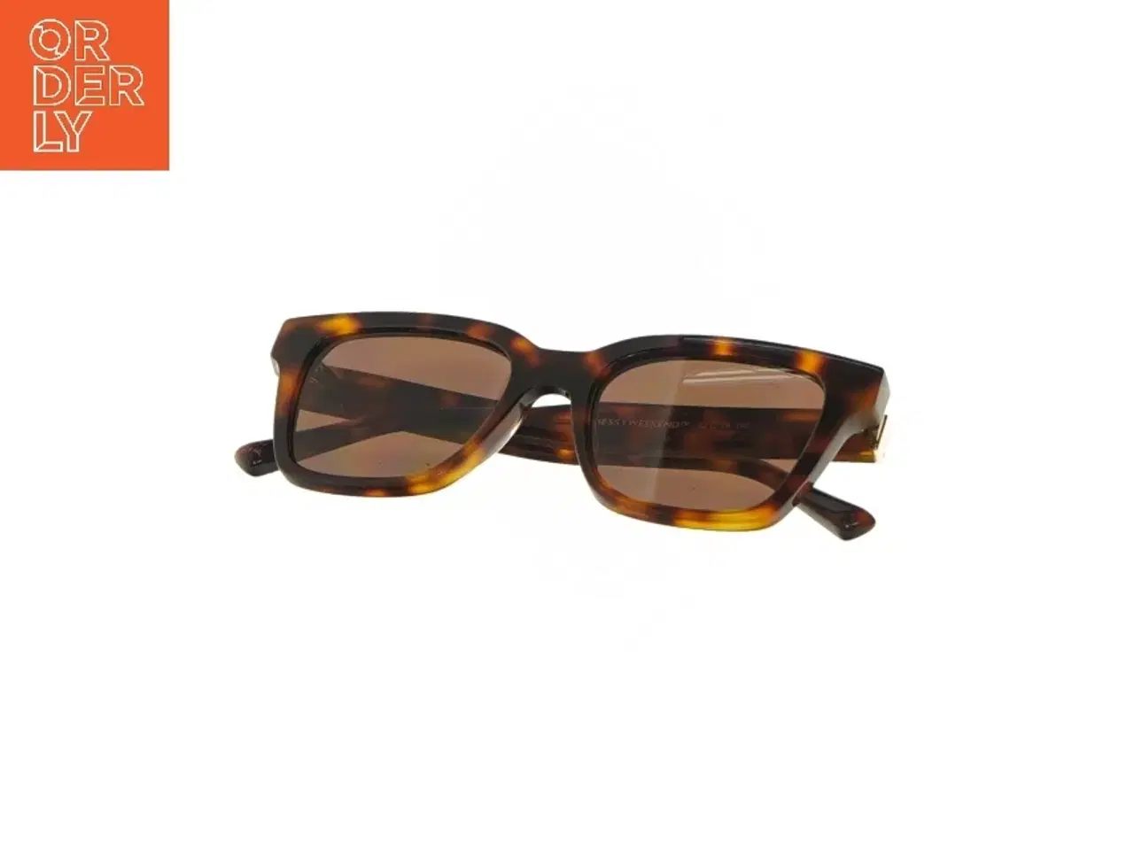 Billede 1 - Solbriller i brun skildpaddemønster fra Messyweekend (str. 14,5 cm)