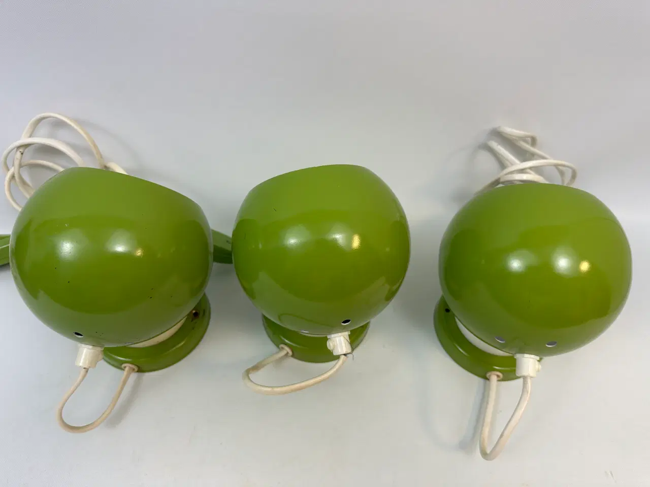 Billede 9 - 3 stk. grønne kuglelamper (retro)