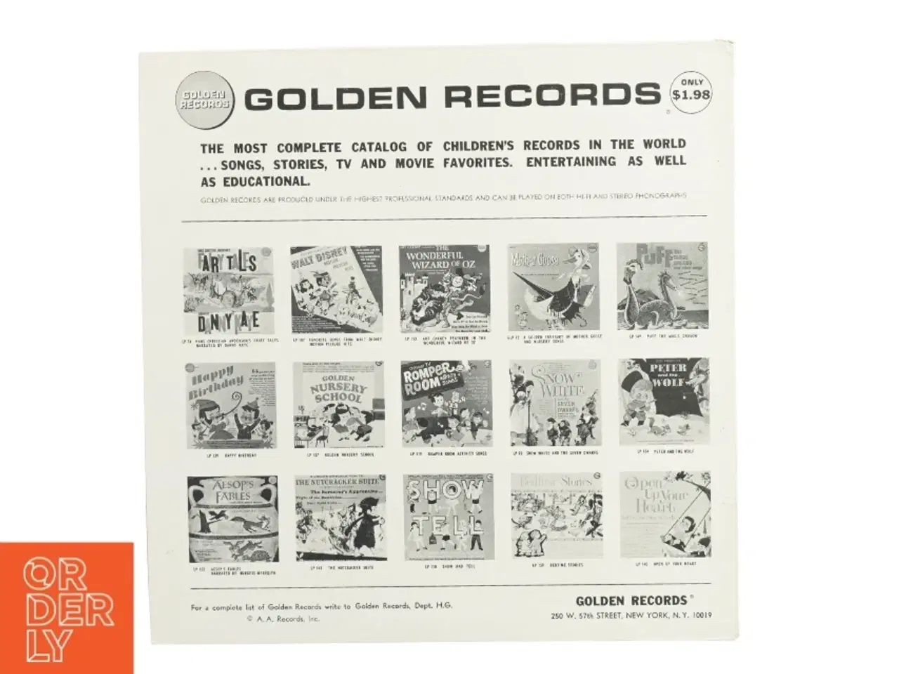 Billede 2 - A childs introduction to reading, writing and arithmetic vinylplade