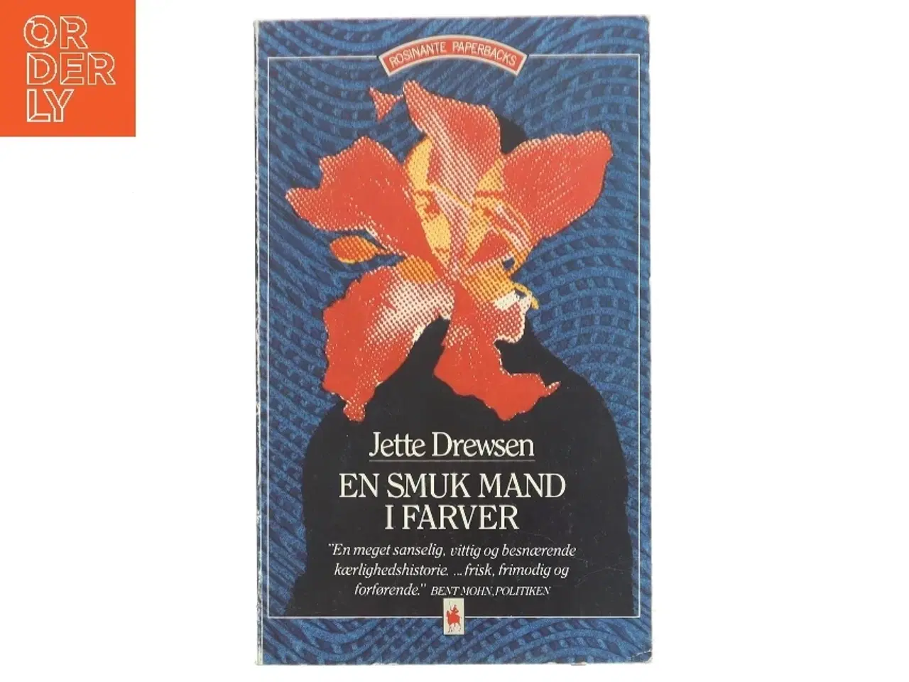 Billede 1 - En smuk mand i farver : roman af Jette Drewsen (Bog)