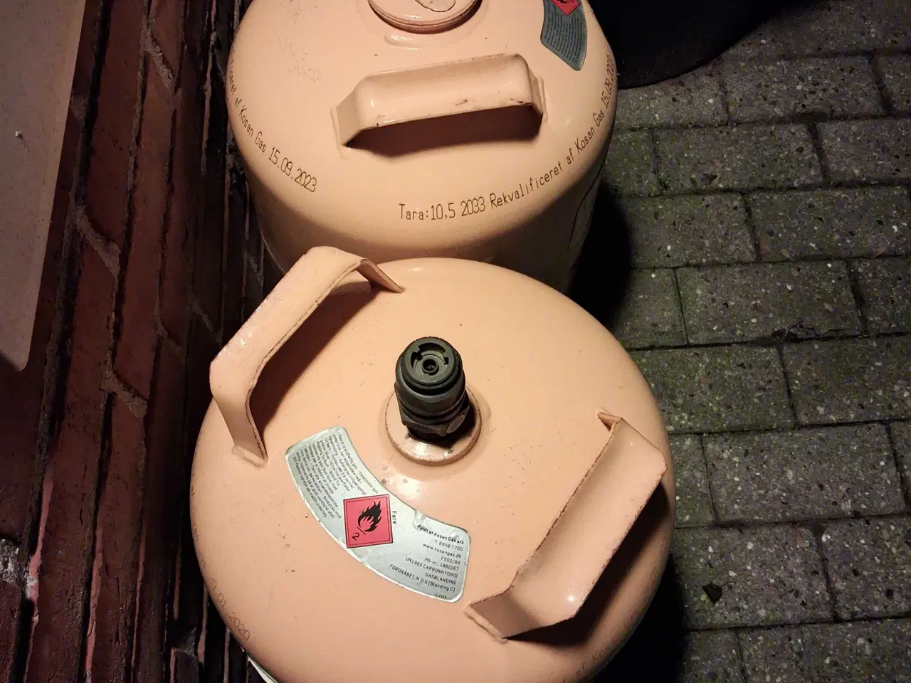 Billede 1 - 2 tomme gasflasker (11kg) 