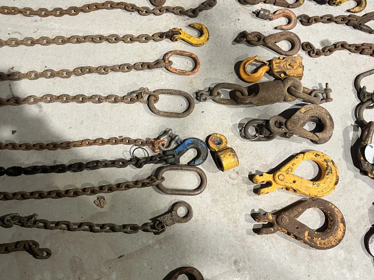Billede 2 - Kæder. Kroge. Pladeklo