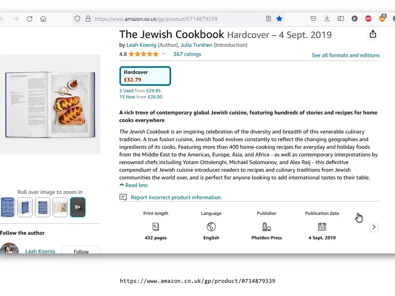 Billede 9 - SOLGT - The Jewish Cookbook