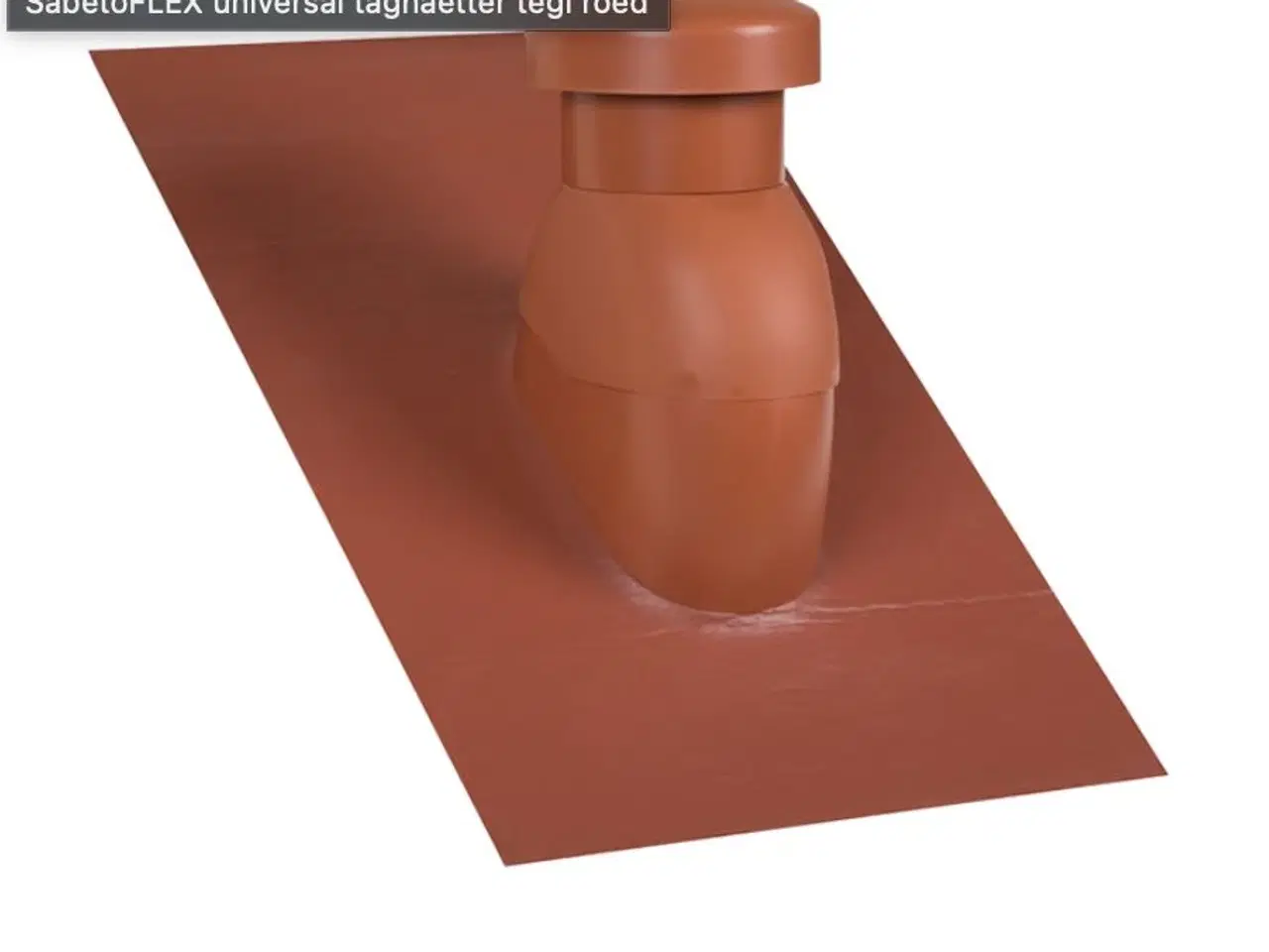 Billede 1 - SabetoFLEX Universal taghætter | Tegl  Ø 160 - Rød