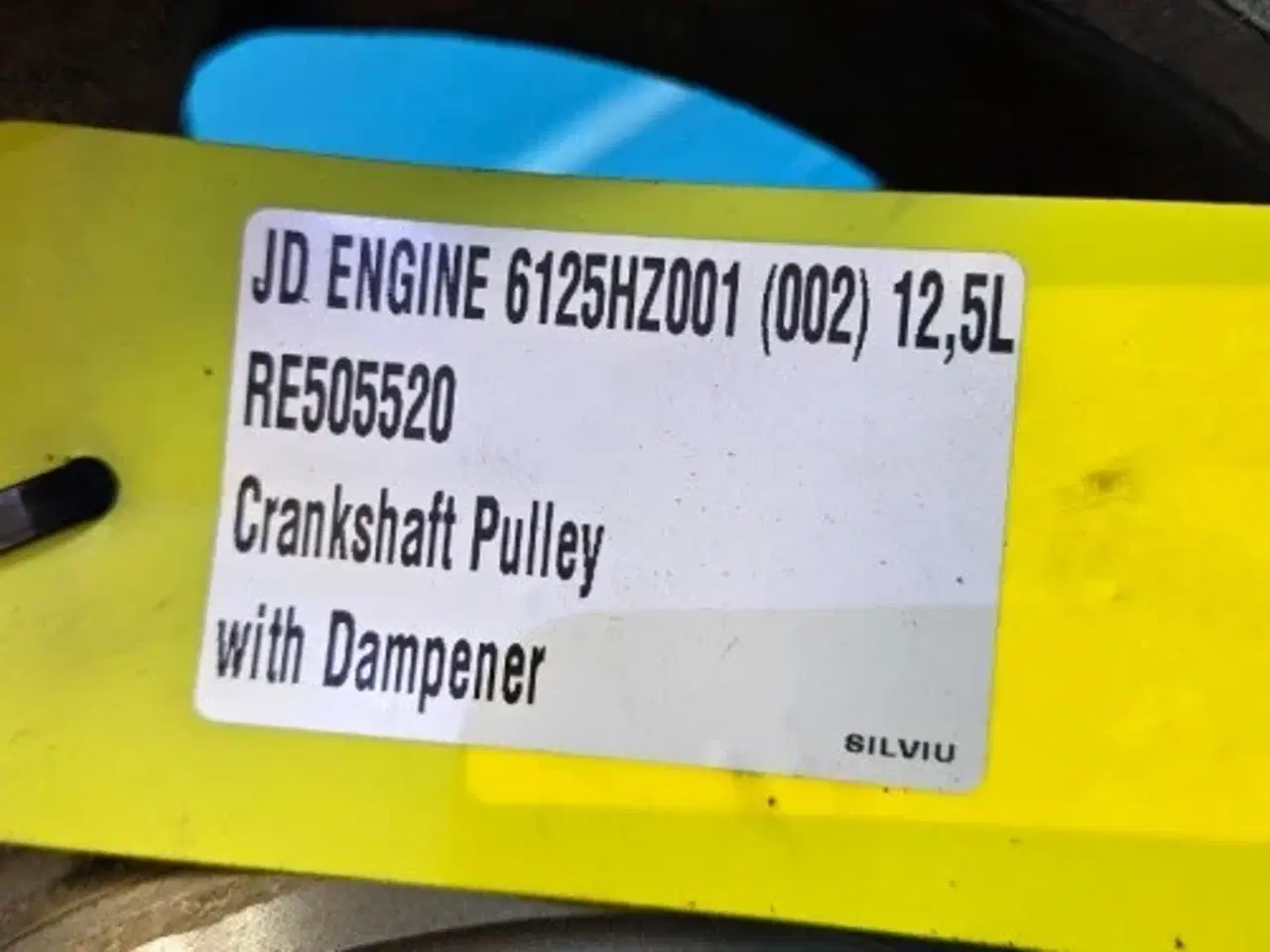 Billede 2 - John Deere 6125HZ001 Motorremskive RE505520