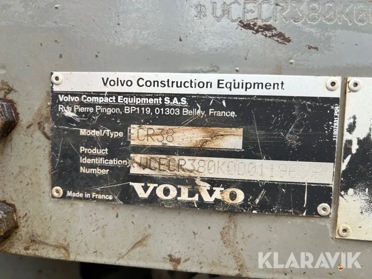 Billede 8 - Gravemaskine Volvo ECR38