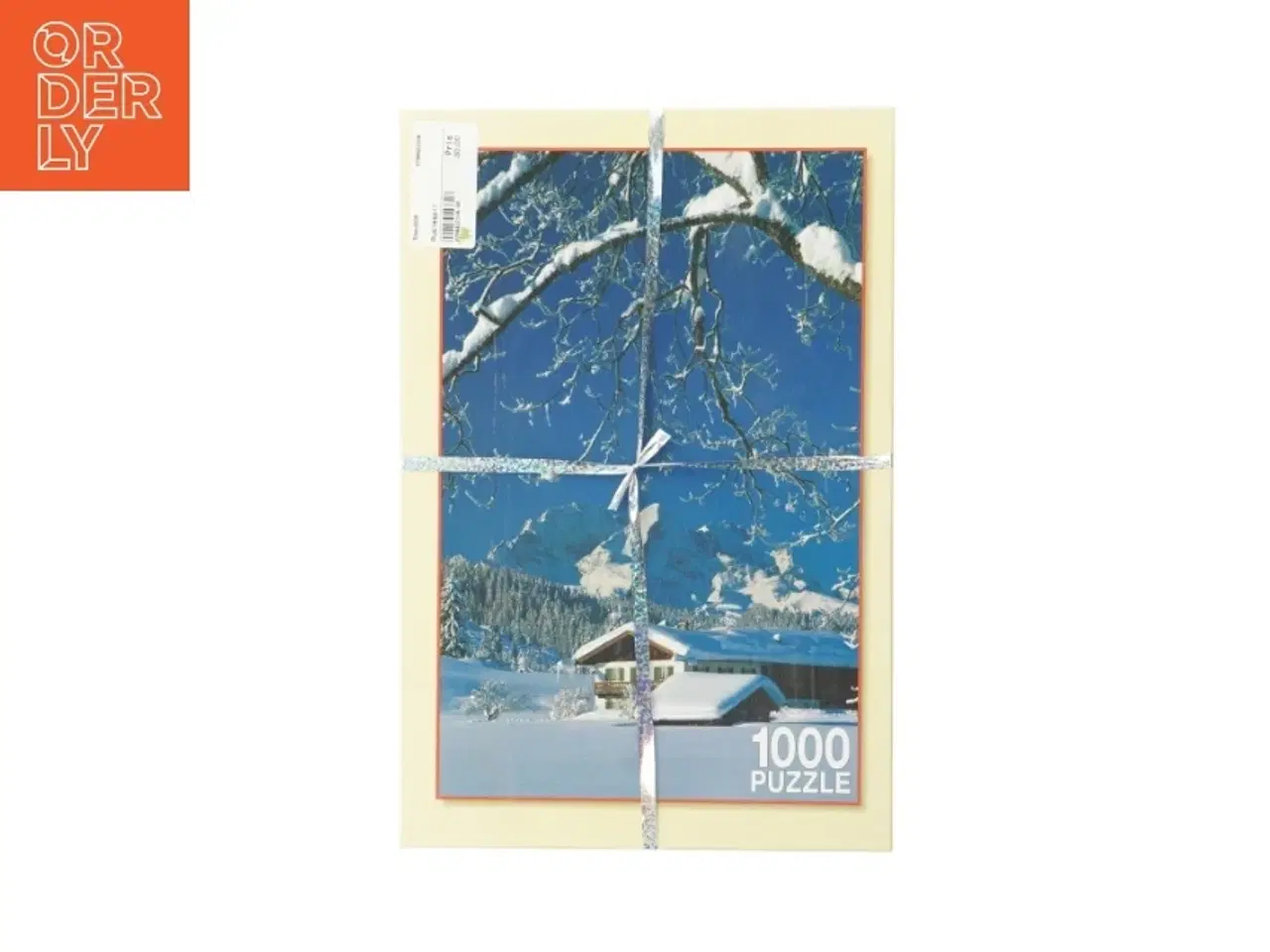 Billede 1 - Puslespil med snedækket bjerglandskab