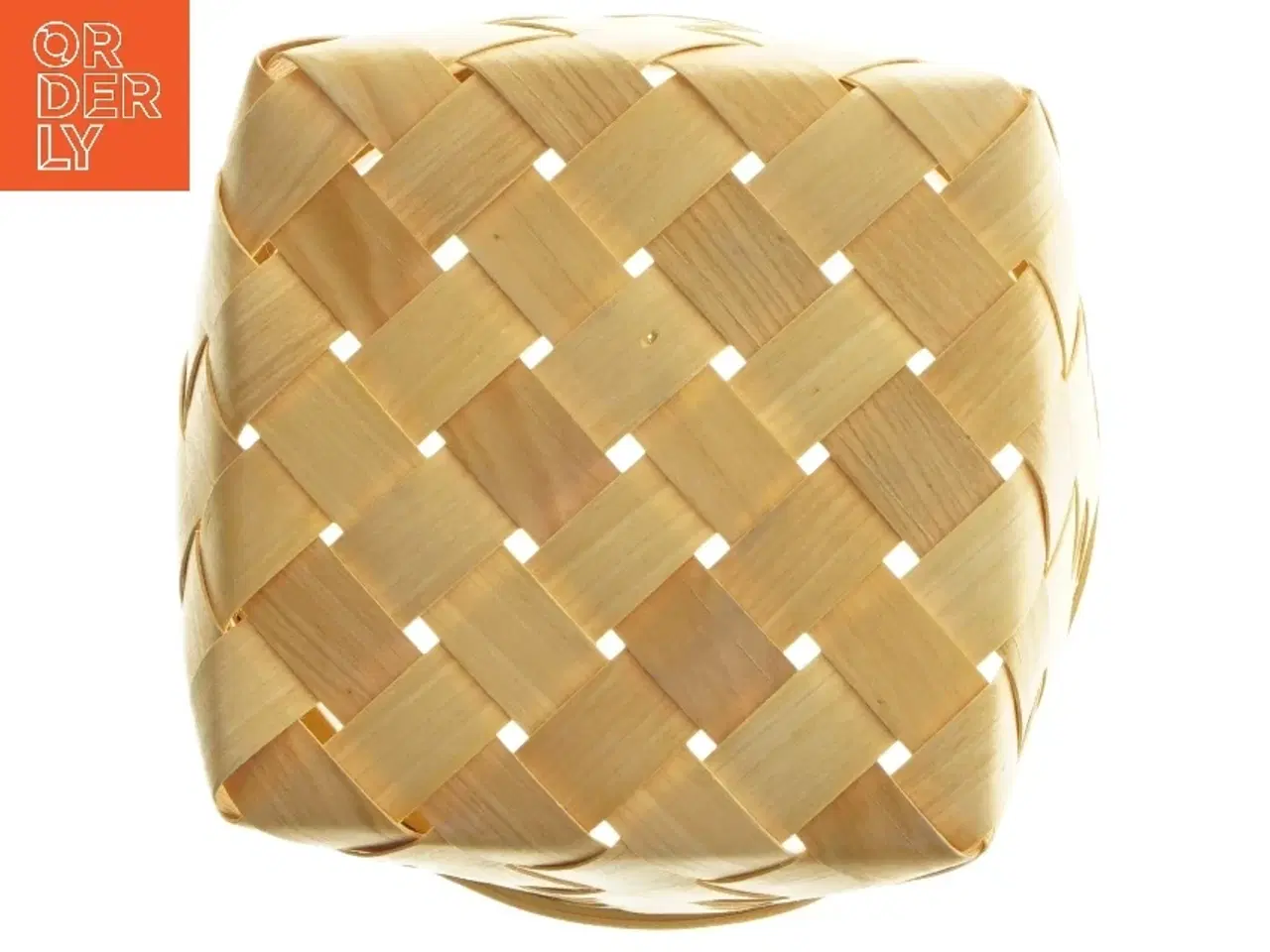 Billede 3 - Flettet kurv (str. Ø 17 cm længde 12 cm)