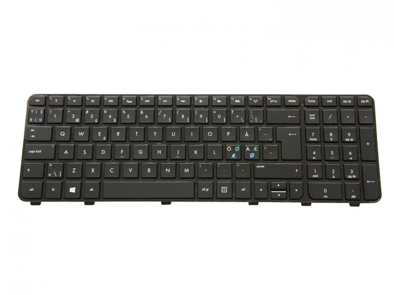 Billede 1 - HP Nordic Tastatur (DK, SE, NO) - Backlit
