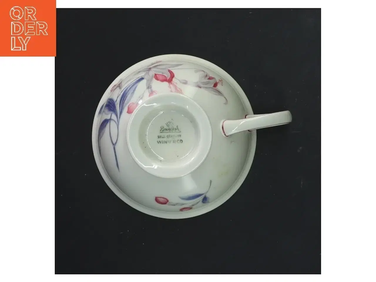 Billede 2 - Porcelænskop med blomstermønster fra Rosenthal (str. Ø 9,5 cm)