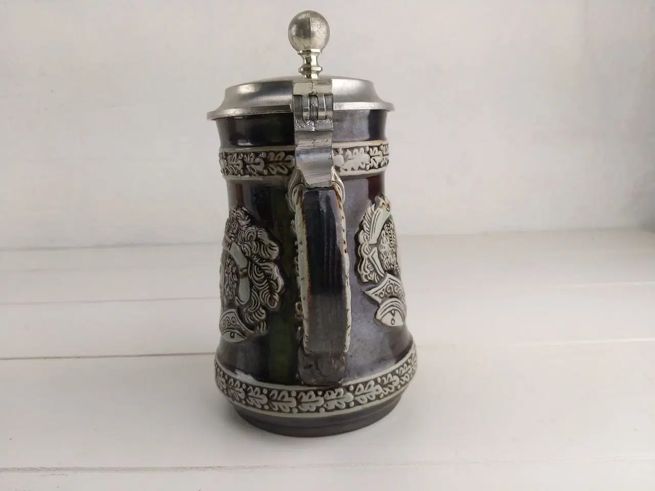 Billede 6 - Vintage tysk ølkrus med låg