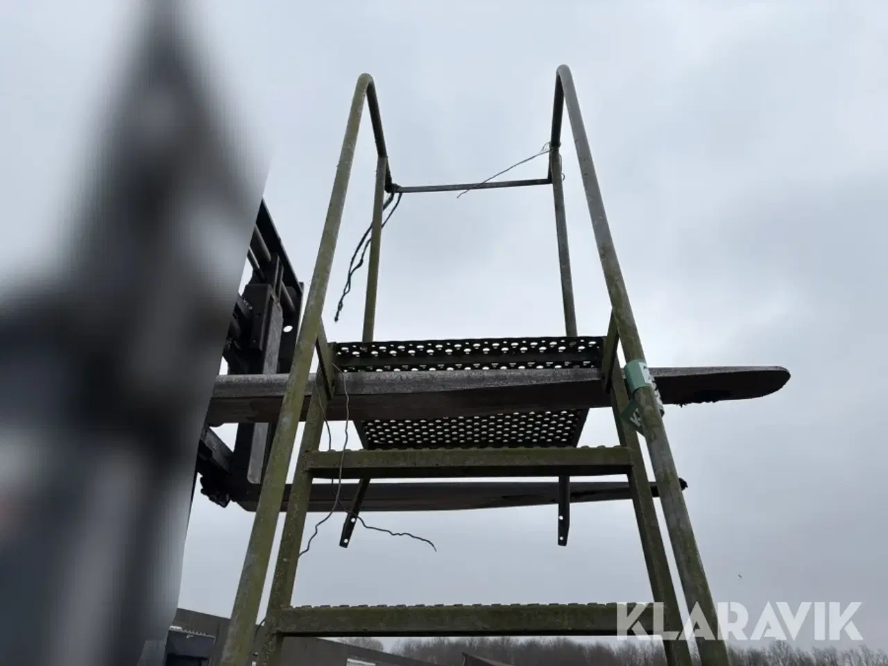 Billede 3 - Galvaniseret trappe 1 styk