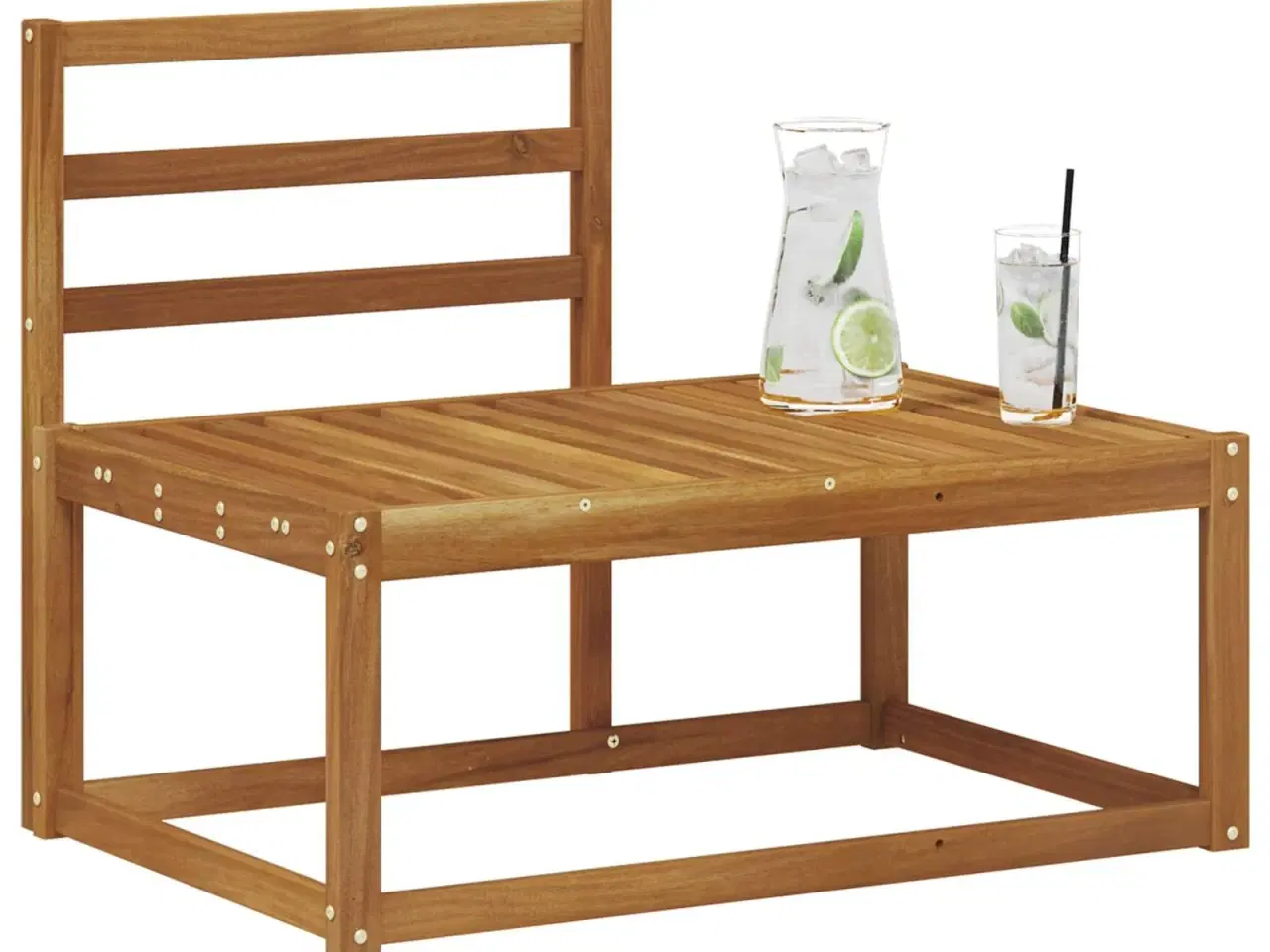 Billede 3 - Udendørs Modulsofa Naturfarvet 91 x 63 x 73 cm