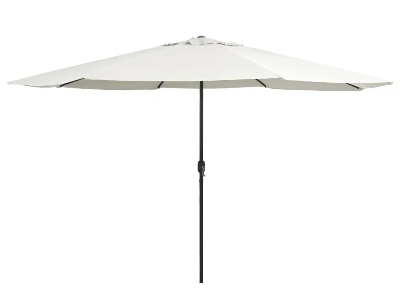Billede 1 - Udendørs parasol med metalstang 400 cm sandfarvet