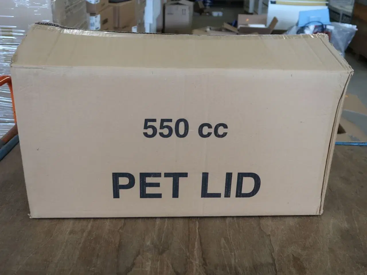 Billede 5 - 2 kasser (400 pr. stk.) Låg  til  madbakker    DUNI  550 CC PP KAPAK