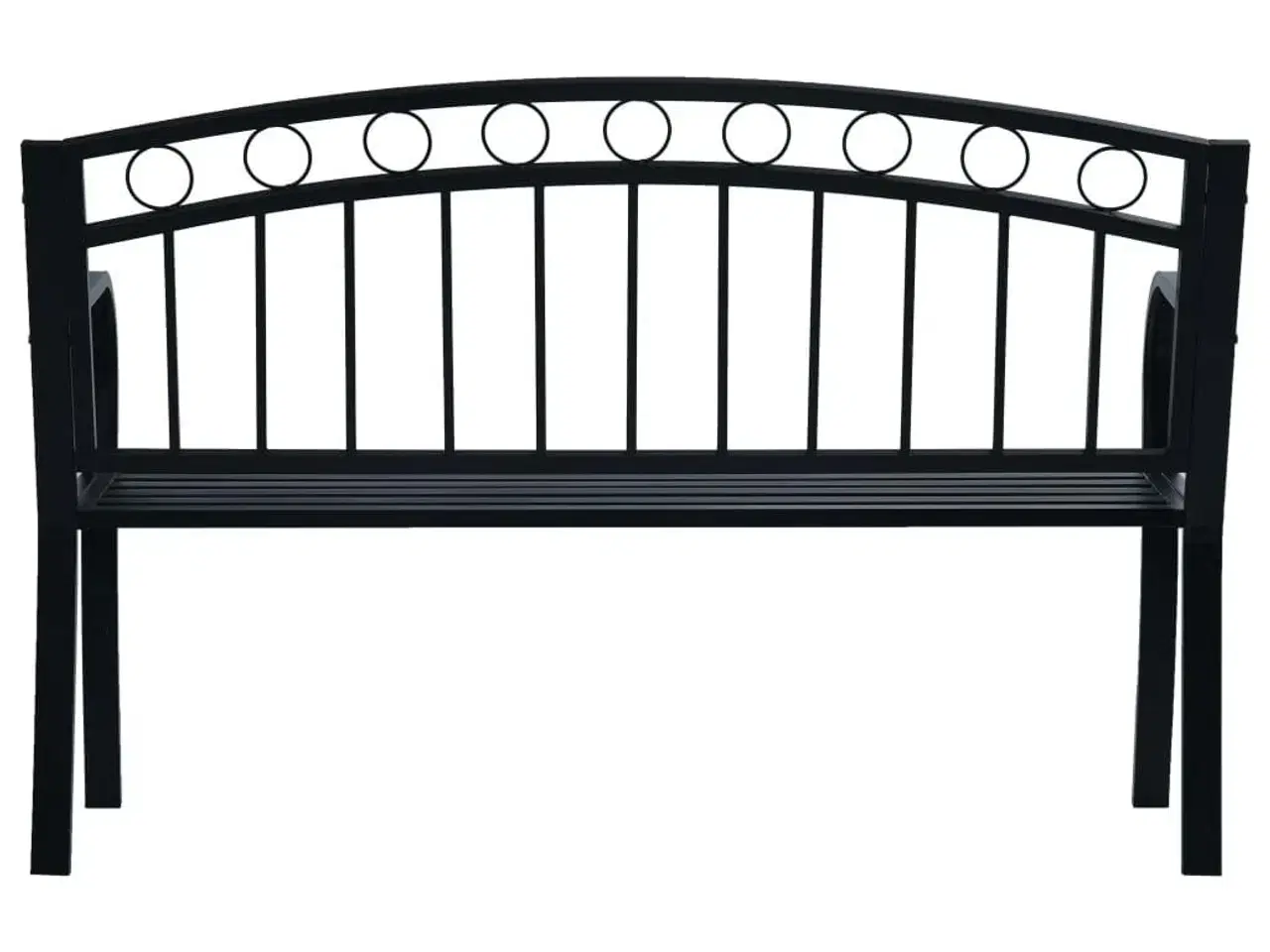 Billede 4 - Havebænk 125 cm stål sort