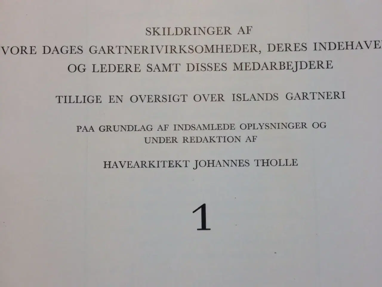 Billede 1 - Bog, danske gartnervirksomheder  