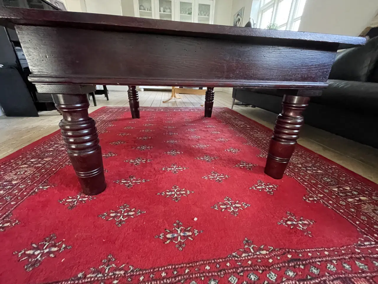 Billede 1 - Sofabord, mørkbejset