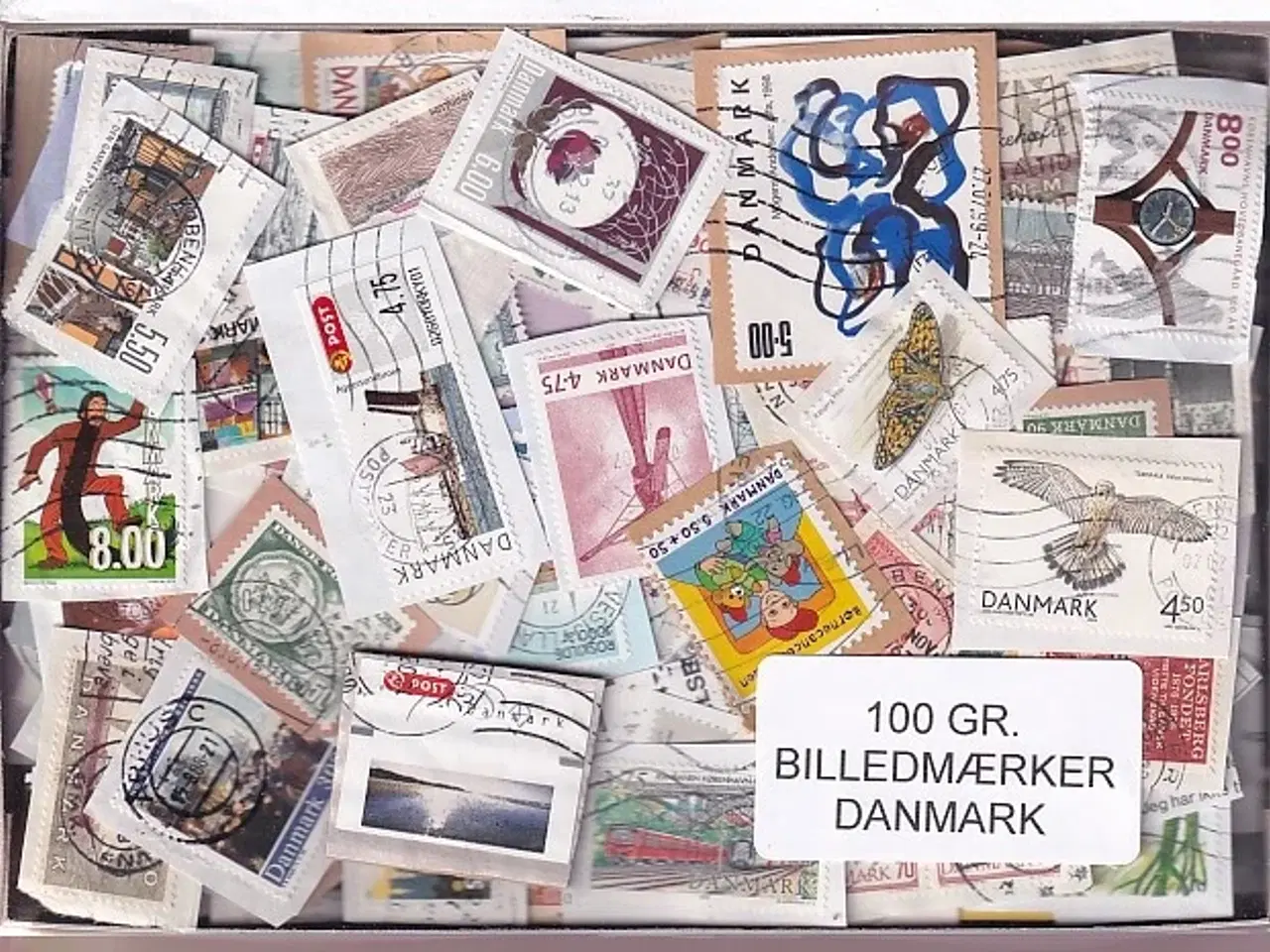 Billede 1 - Danmark 100 g. Billedmærker Enkeltklip - Ny varer hjemkommet 25 - 08 - 2024