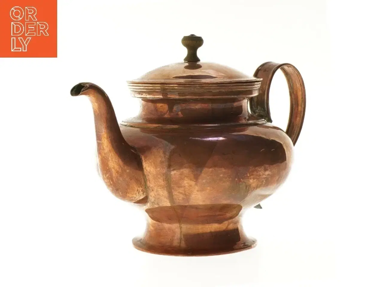 Billede 1 - Kobber tekande (str. Ø 16x18 cm)