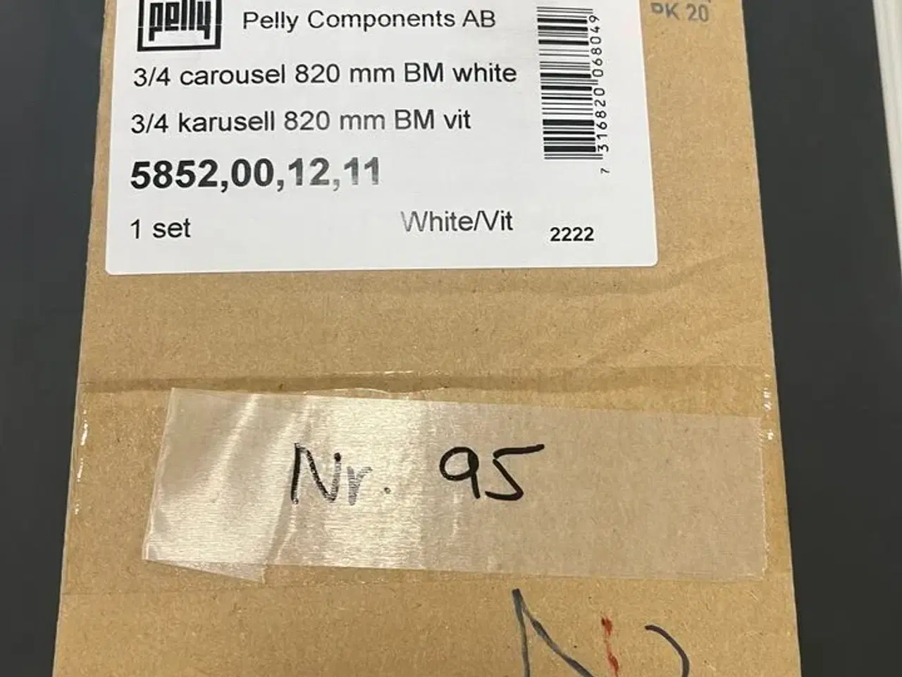 Billede 2 - 3/4 karrusel til hjørneskab