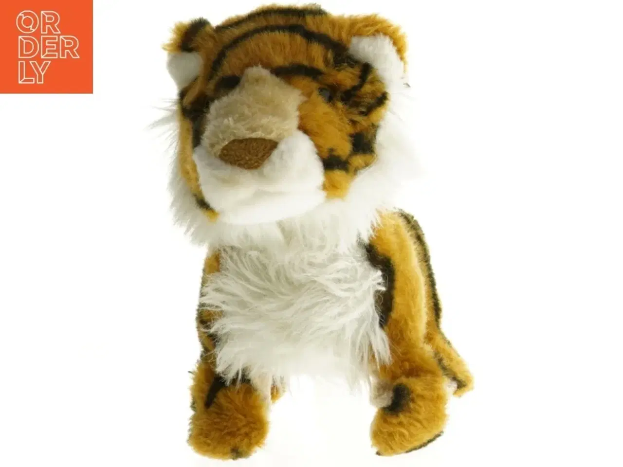 Billede 1 - Tiger plyslegetøj (str. 23 x. 25 cm)