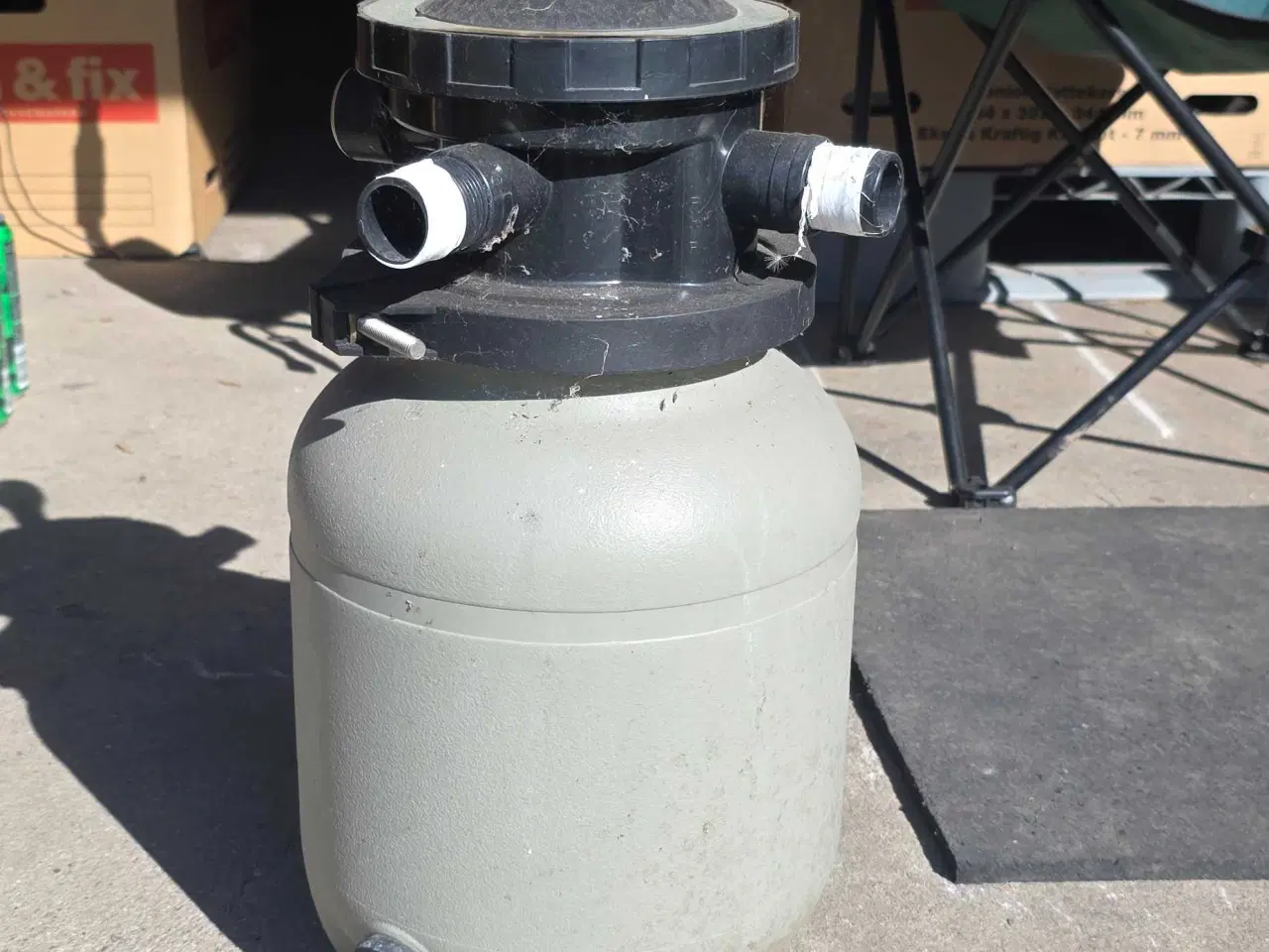 Billede 2 - Rund havepool,110 høj. 535 cm i diameter, med pump
