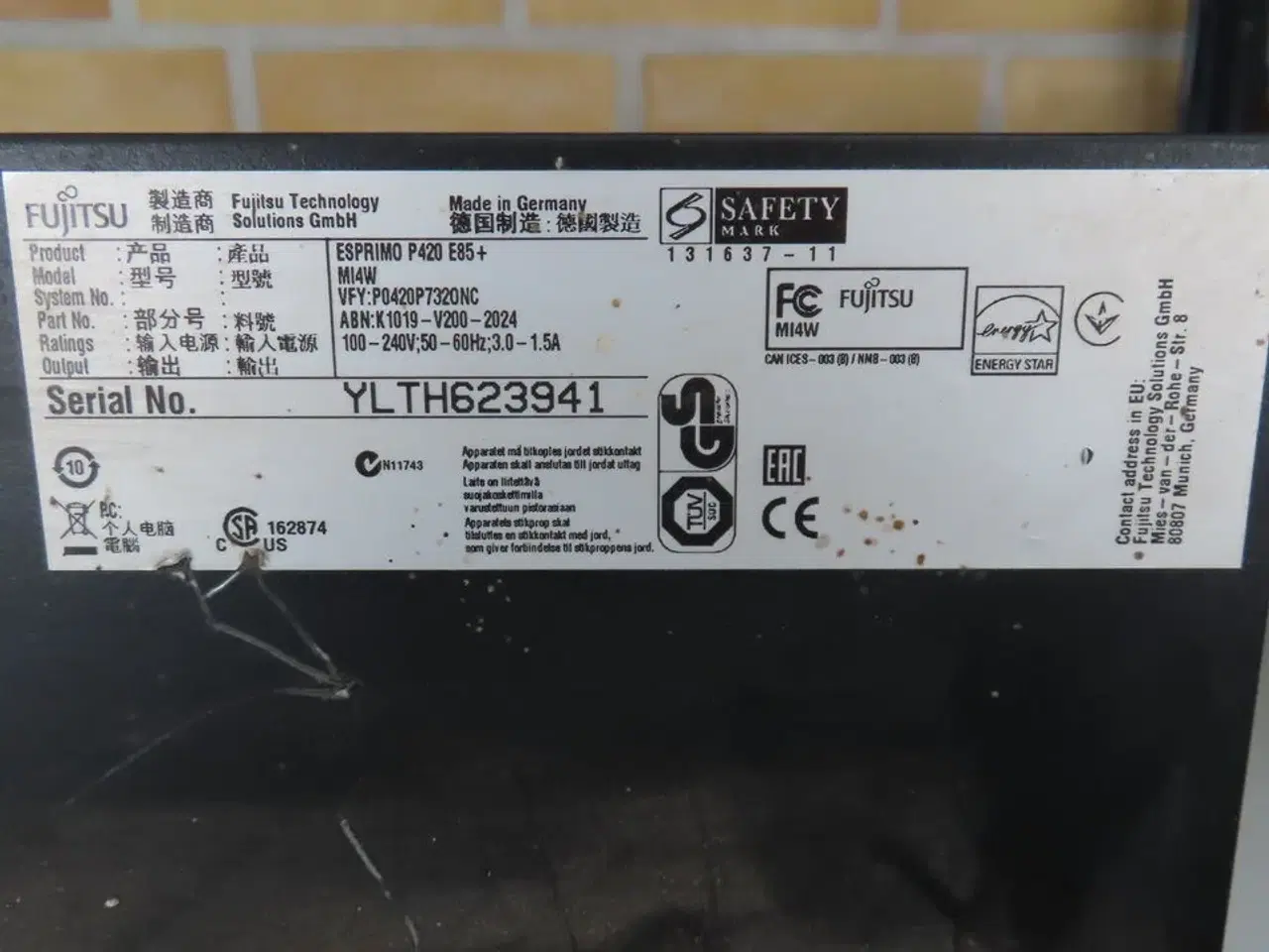 Billede 3 - Stationær computer FUJITSU P420 E85+