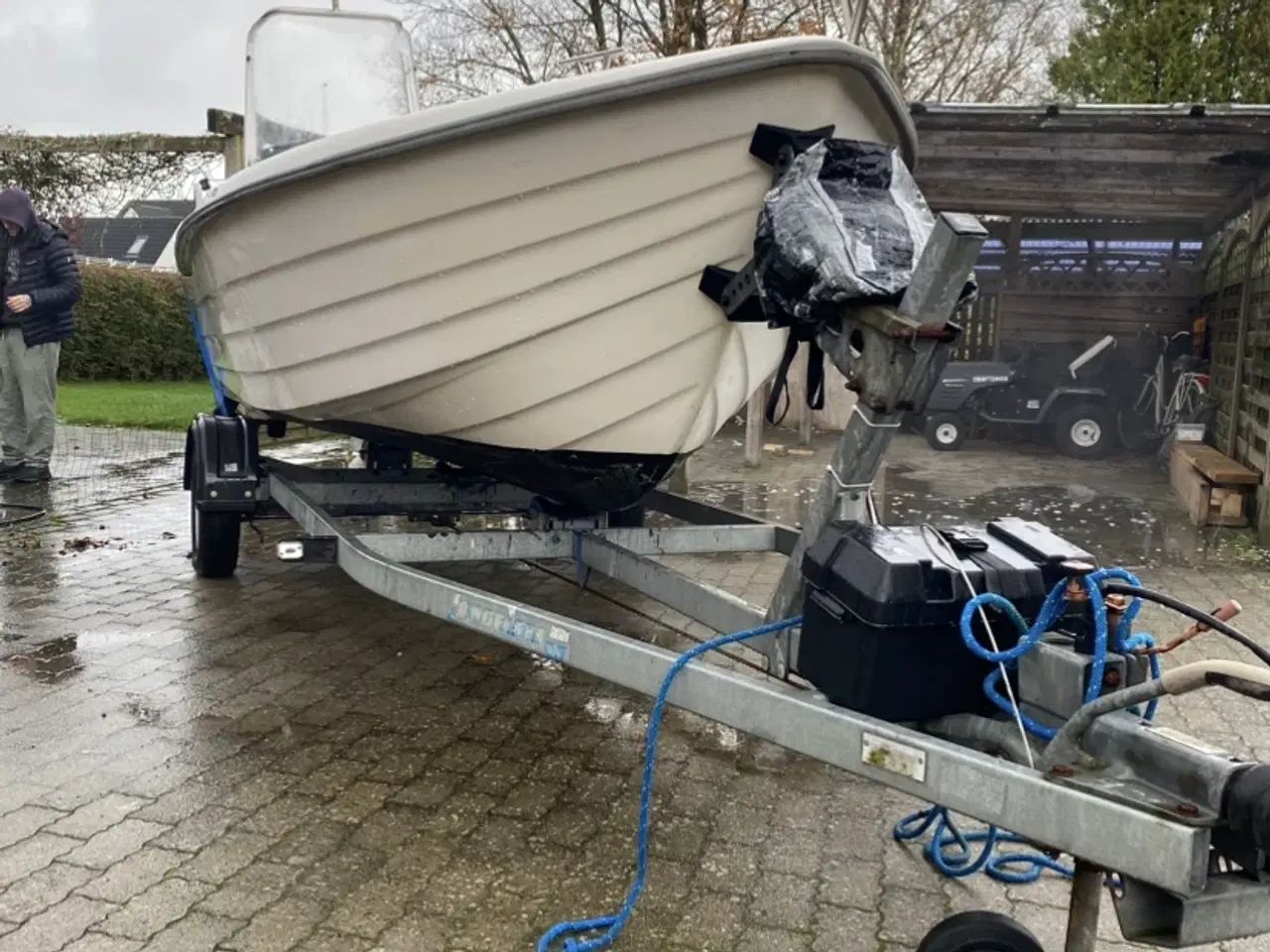 Billede 3 - Styrepultjolle Uttern 51A påhængsmotor Mercury EFI