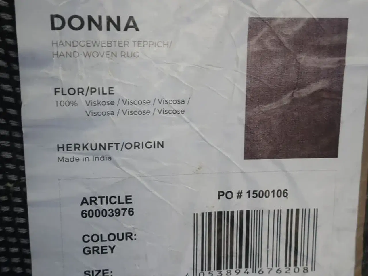 Billede 6 - Indisk Tæppe BENUTA  "DONNA"
