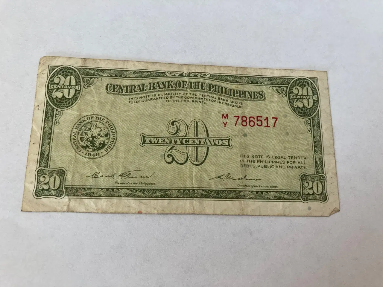 Billede 1 - 20 Centavos Philippines ebay