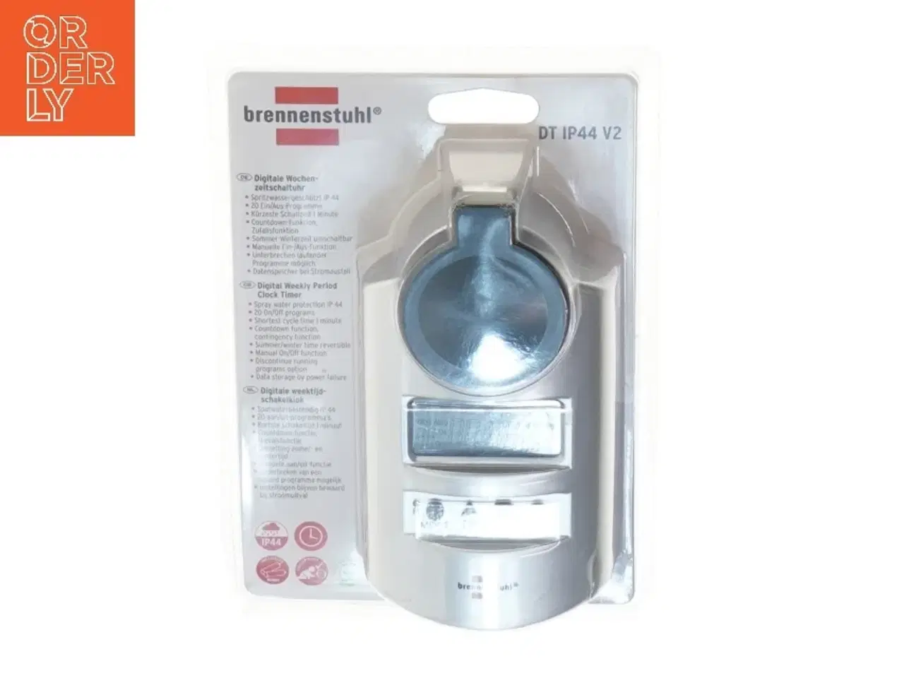 Billede 1 - Digitalt uge-timer IP44 V2 fra Brennenstuhl (str. 21x14 cm)