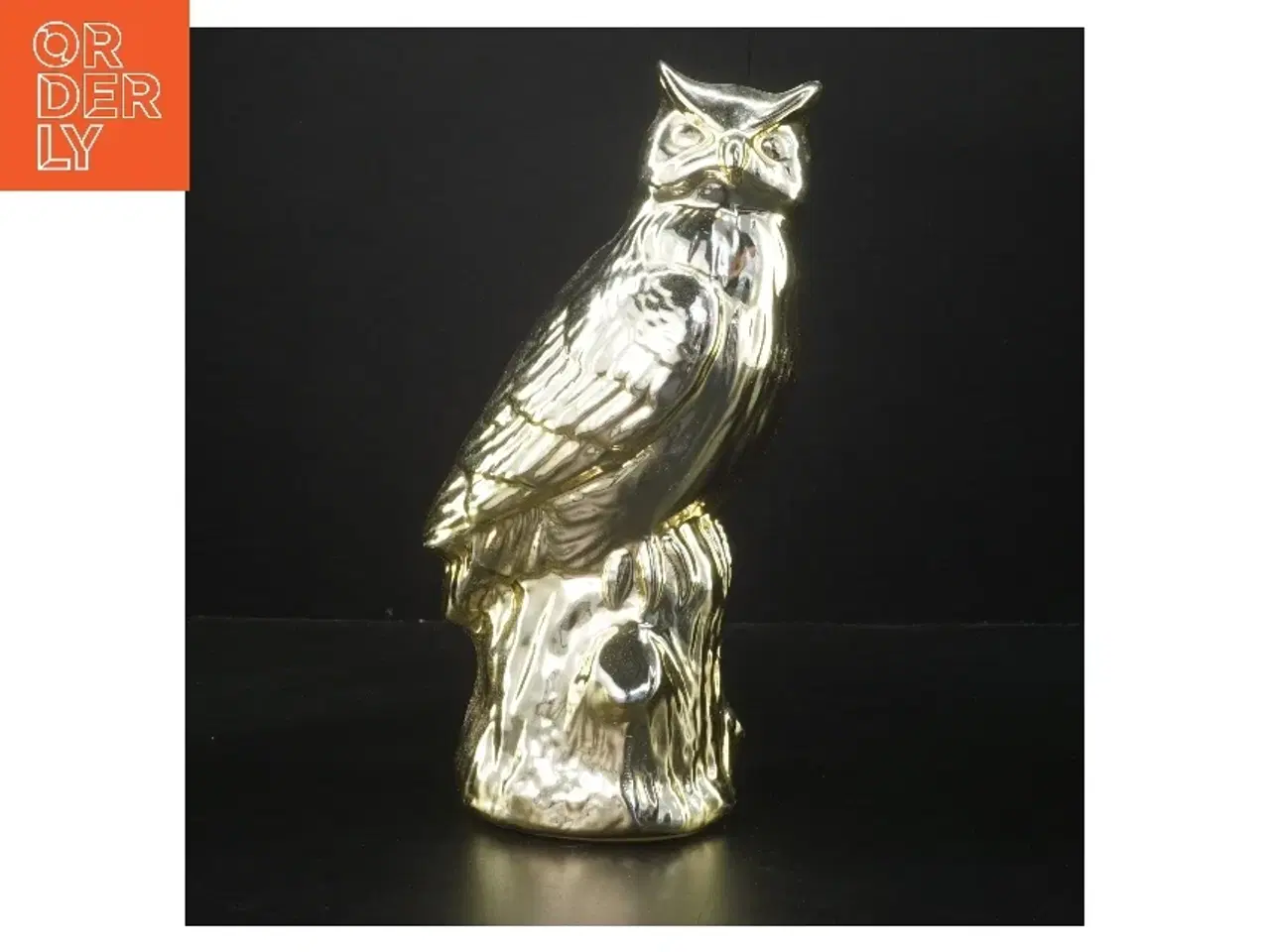 Billede 1 - Guld ugle sparebøsse (str. 27 cm)