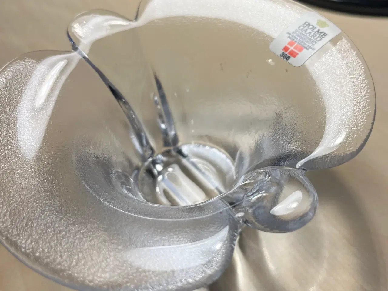 Billede 4 - Holmegaard Glasfad og Æggebæger