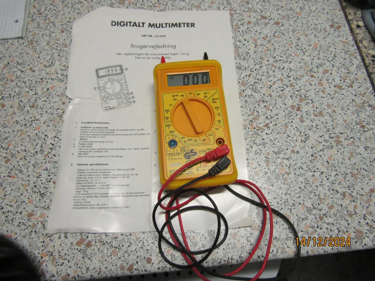 Billede 1 - Digitalt multimeter