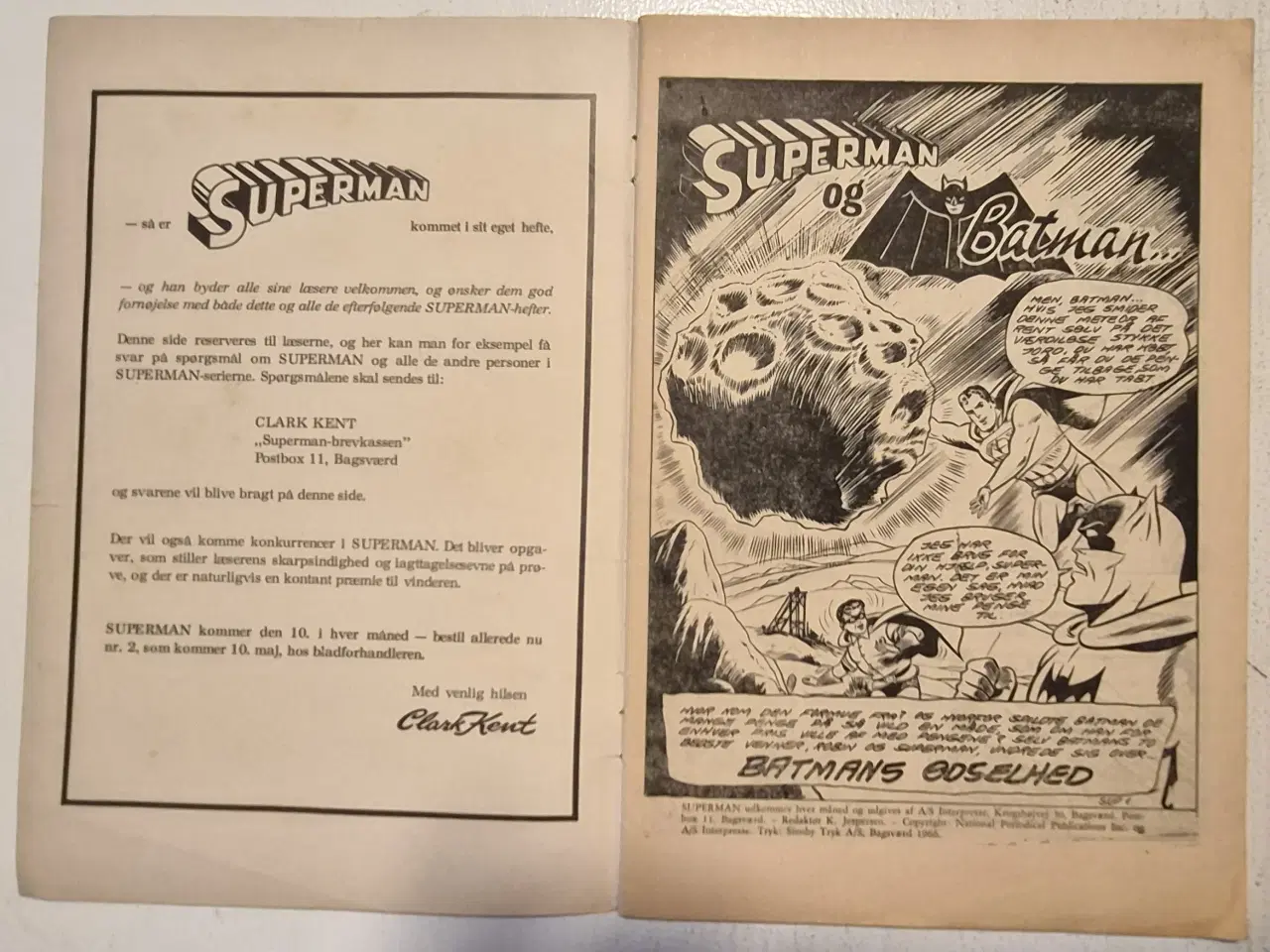 Billede 2 - Superman fra 60'erne bla. nr. 1