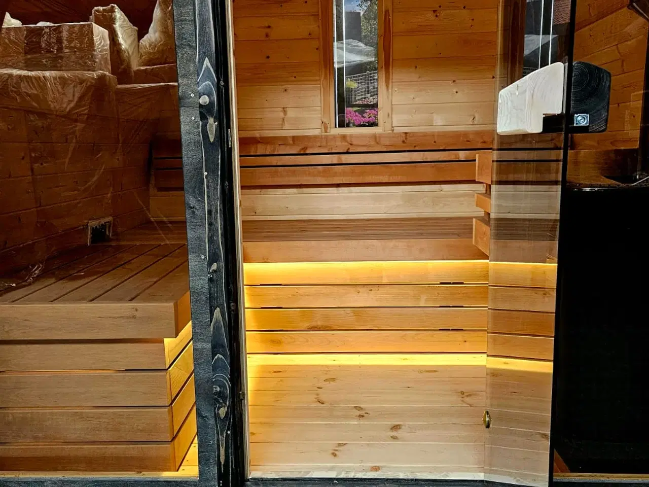 Billede 3 - (Skarp pris) Arkformet 200cm sauna til 4-5 person