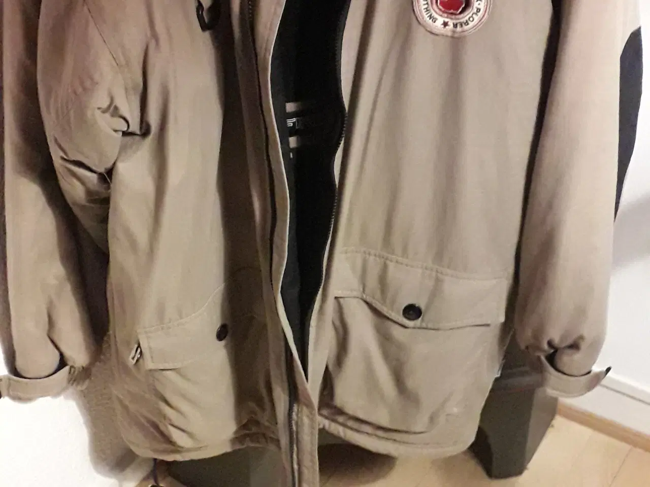 Billede 1 - Herre frakke  3/4 lysebrun 