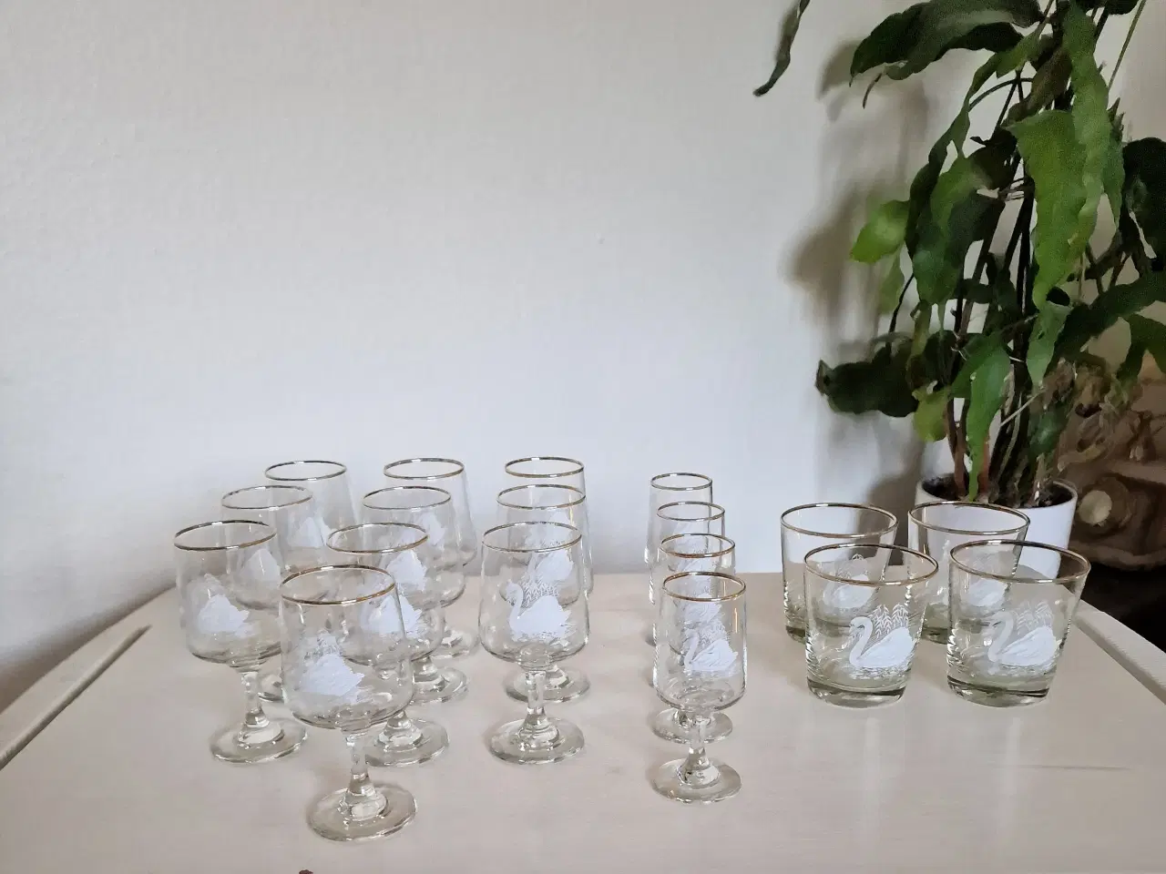 Billede 1 - Skønne vintage glas.