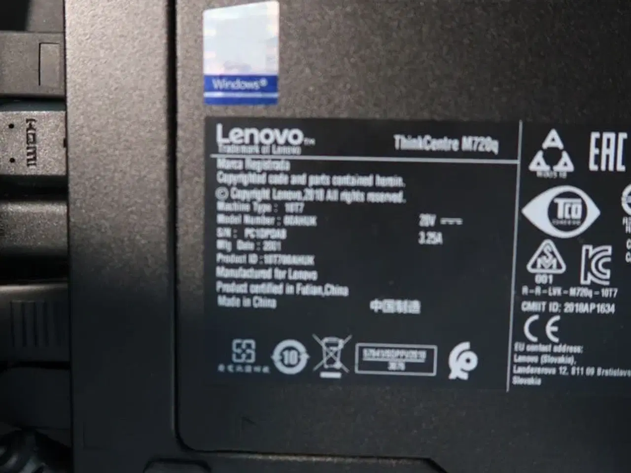 Billede 3 - Computer LENOVO ThinkCentre M720q