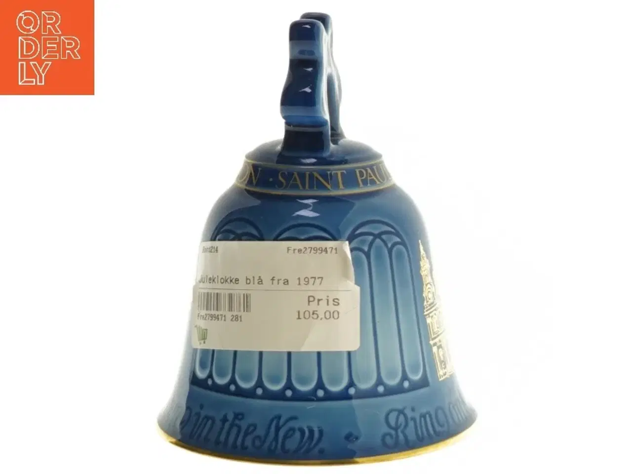 Billede 2 - Porcelæns juleklokke fra Bing Og Grøndal (str. 13 cm)