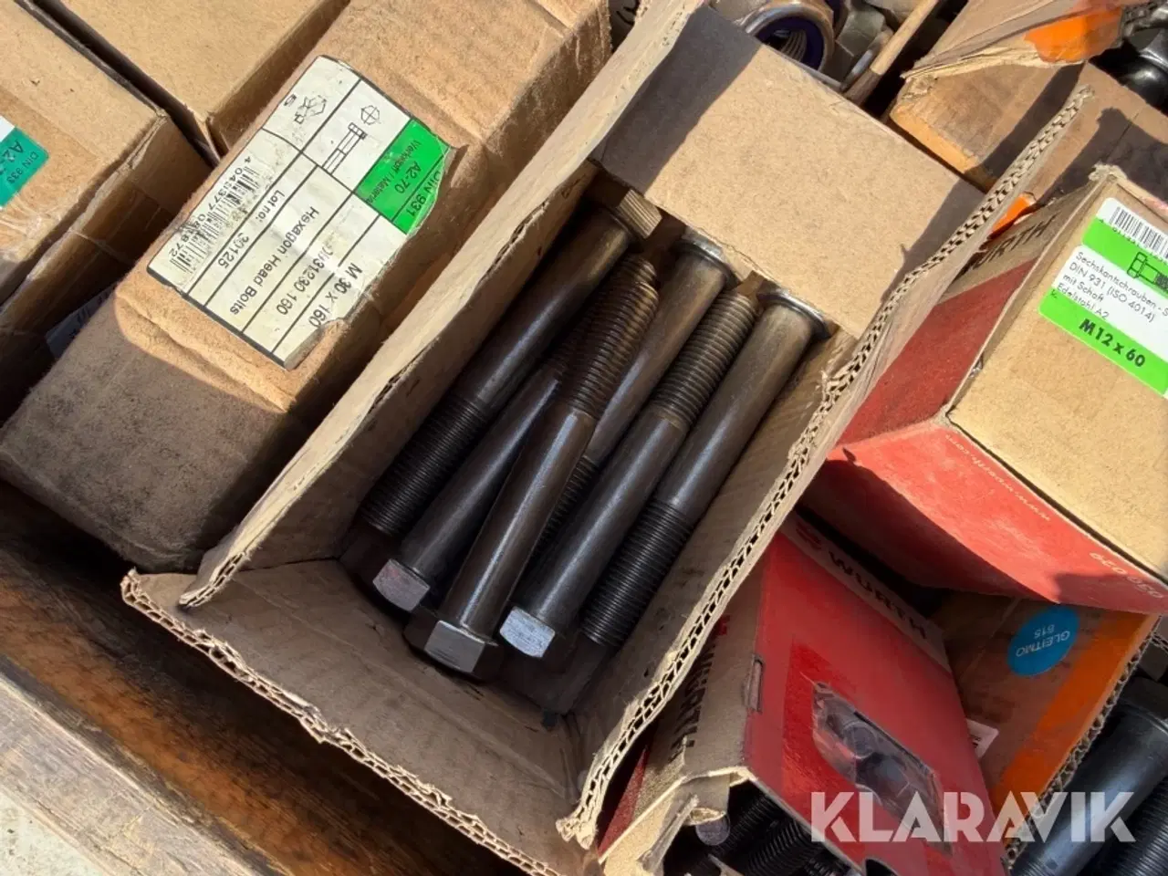 Billede 11 - Rustfri bolte og møtrikker blandet 140 kg