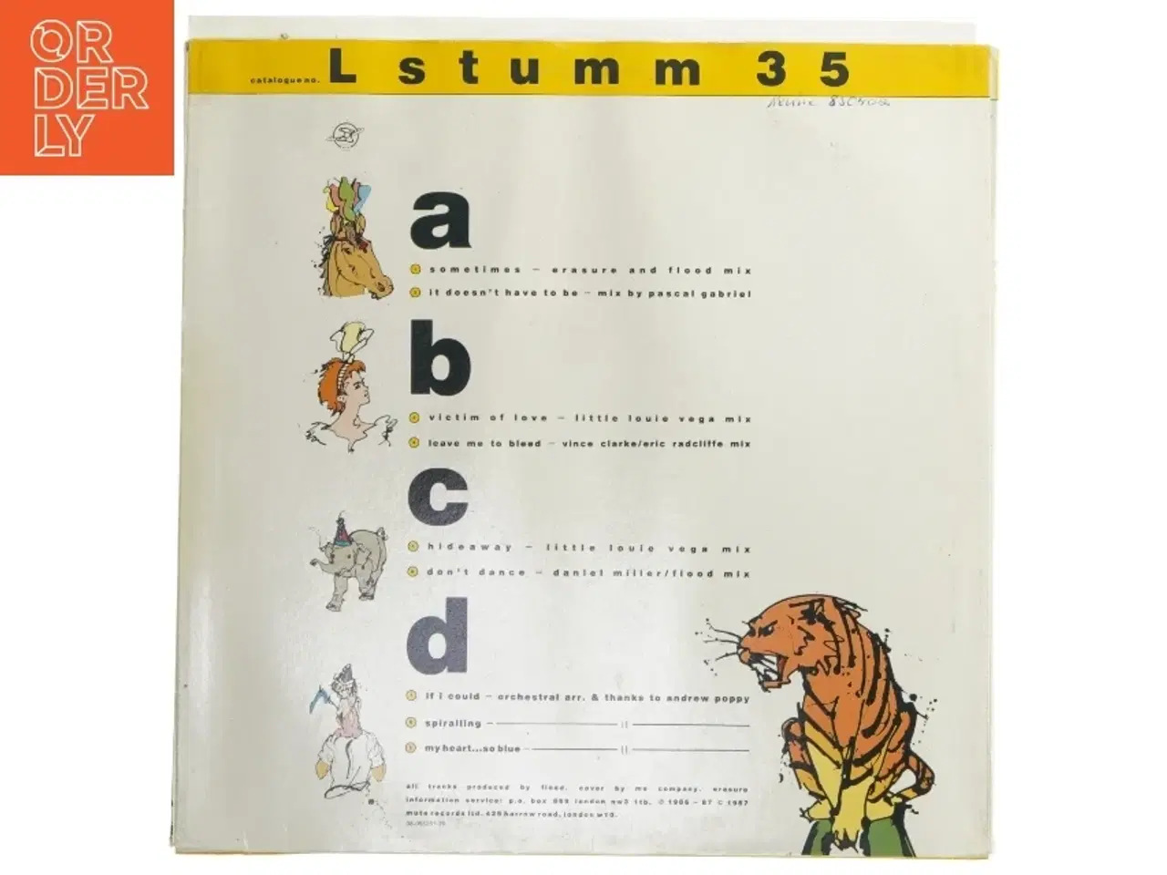 Billede 3 - Erasure, The Two Ring Circus LP fra Erasure