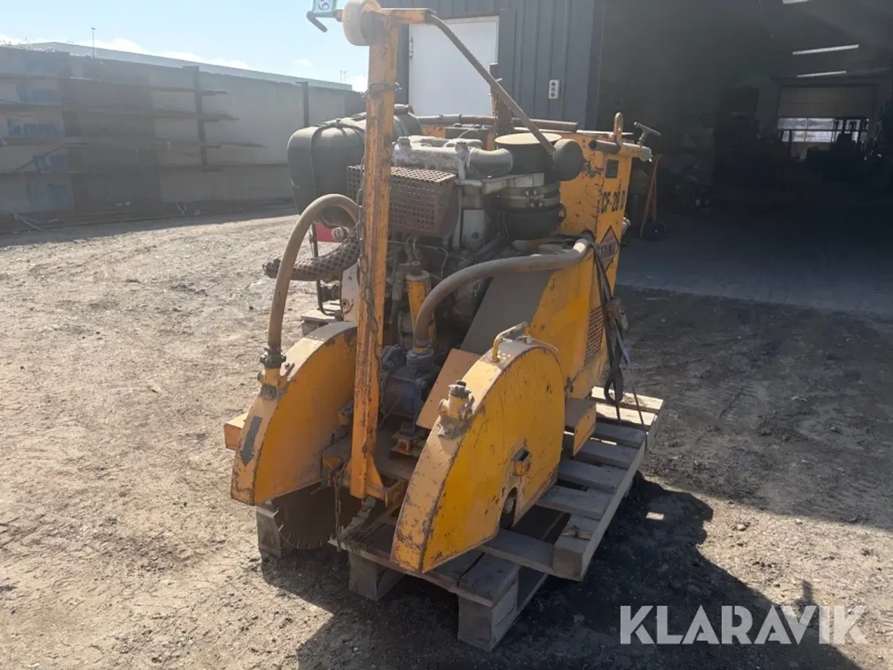 Billede 1 - Asfaltskærer Cedima CF-28 D - dobbelt skærer