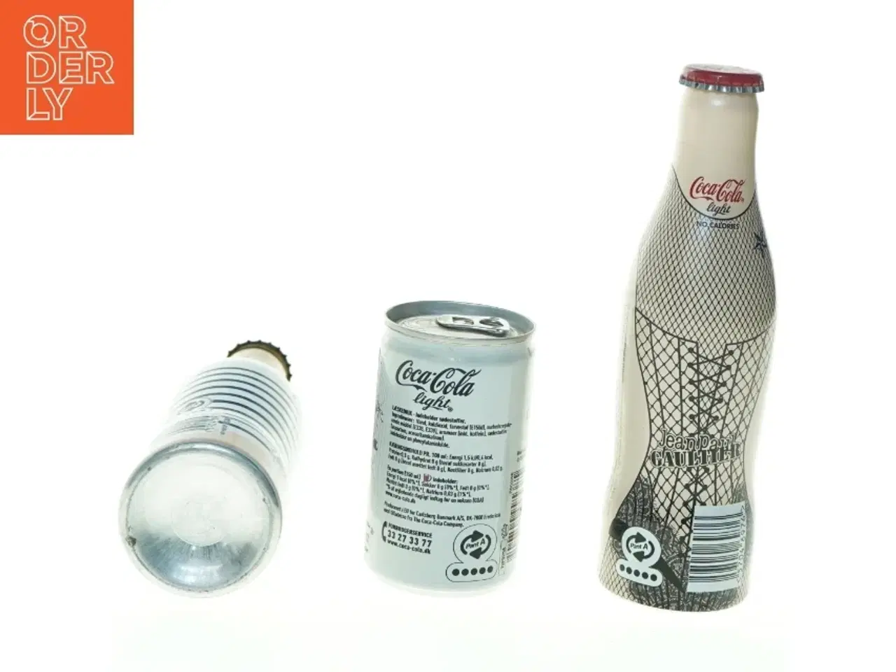 Billede 2 - Jean Paul Gaultier Coca-Cola Light flasker og dåse sæt fra Coca-Cola, Jean Paul Gaultier (str. 18 x 5 cm 5 x 9 cm)