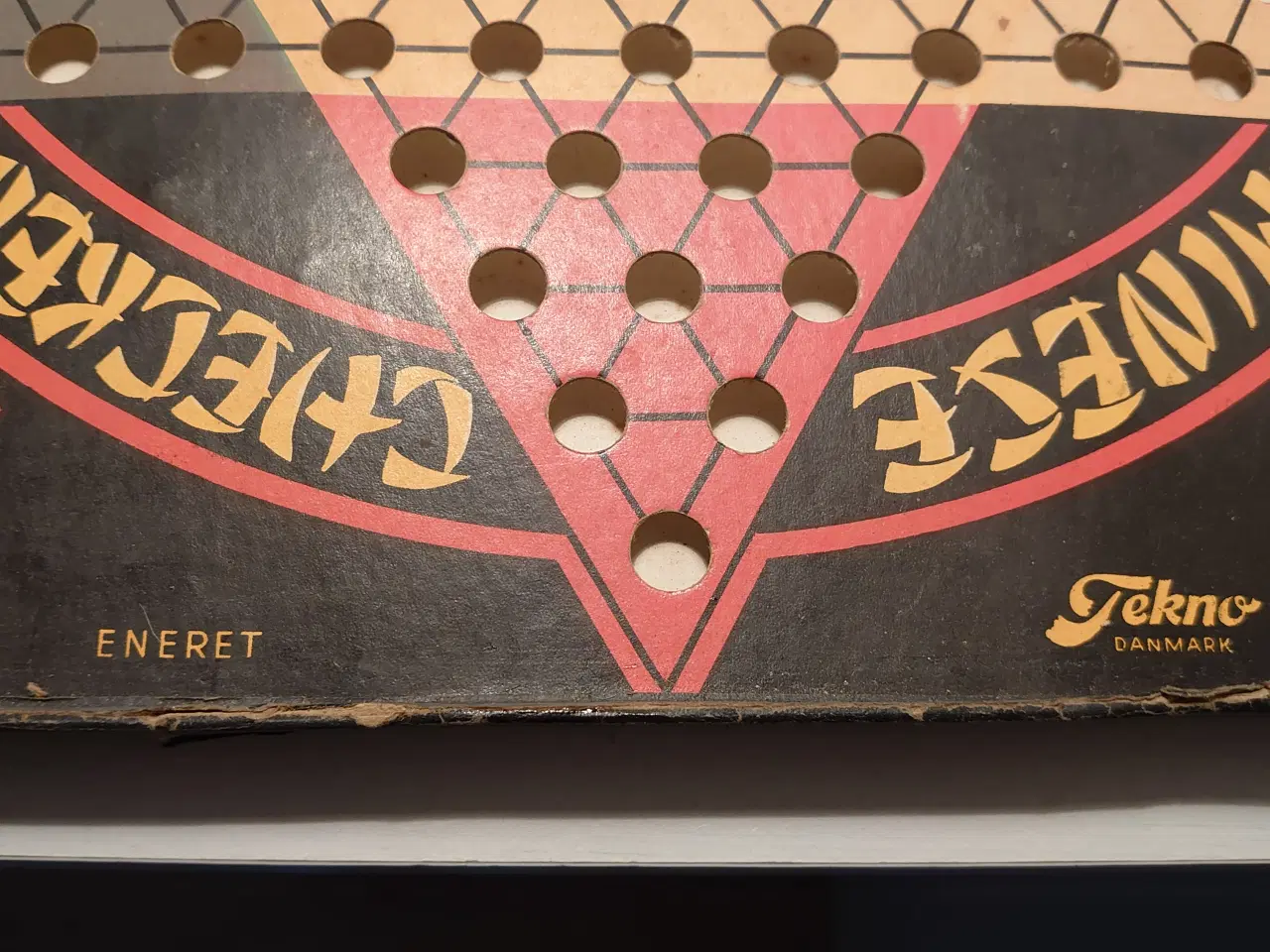 Billede 4 - Tekno: Komplet Kinaskak med 60 kugler. 1940´erne.