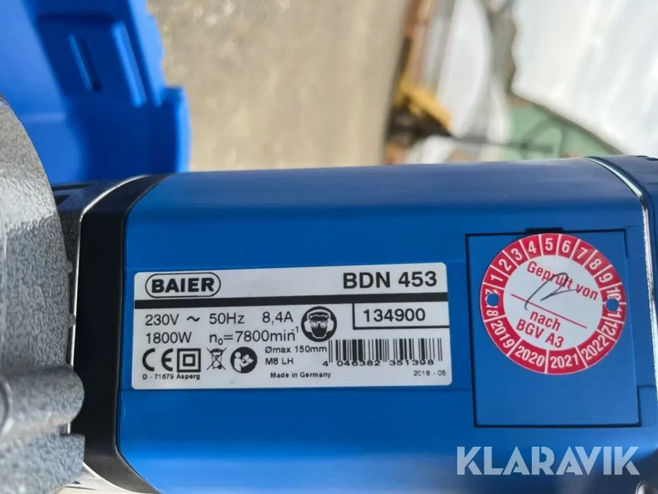 Billede 9 - Fugefræser Baier BDN 453 med støvsuger