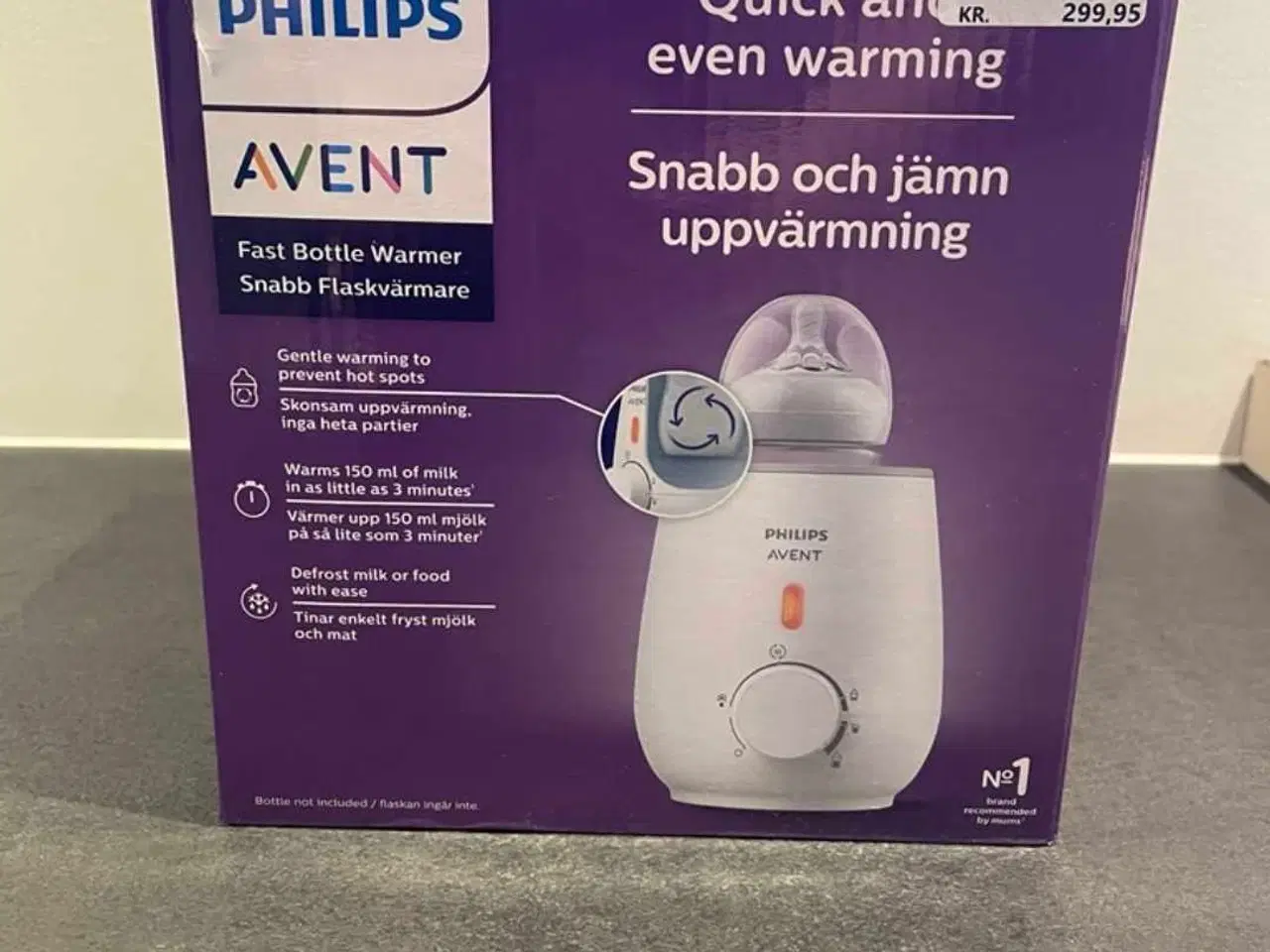 Billede 1 - Flaskevarmer fra Avent