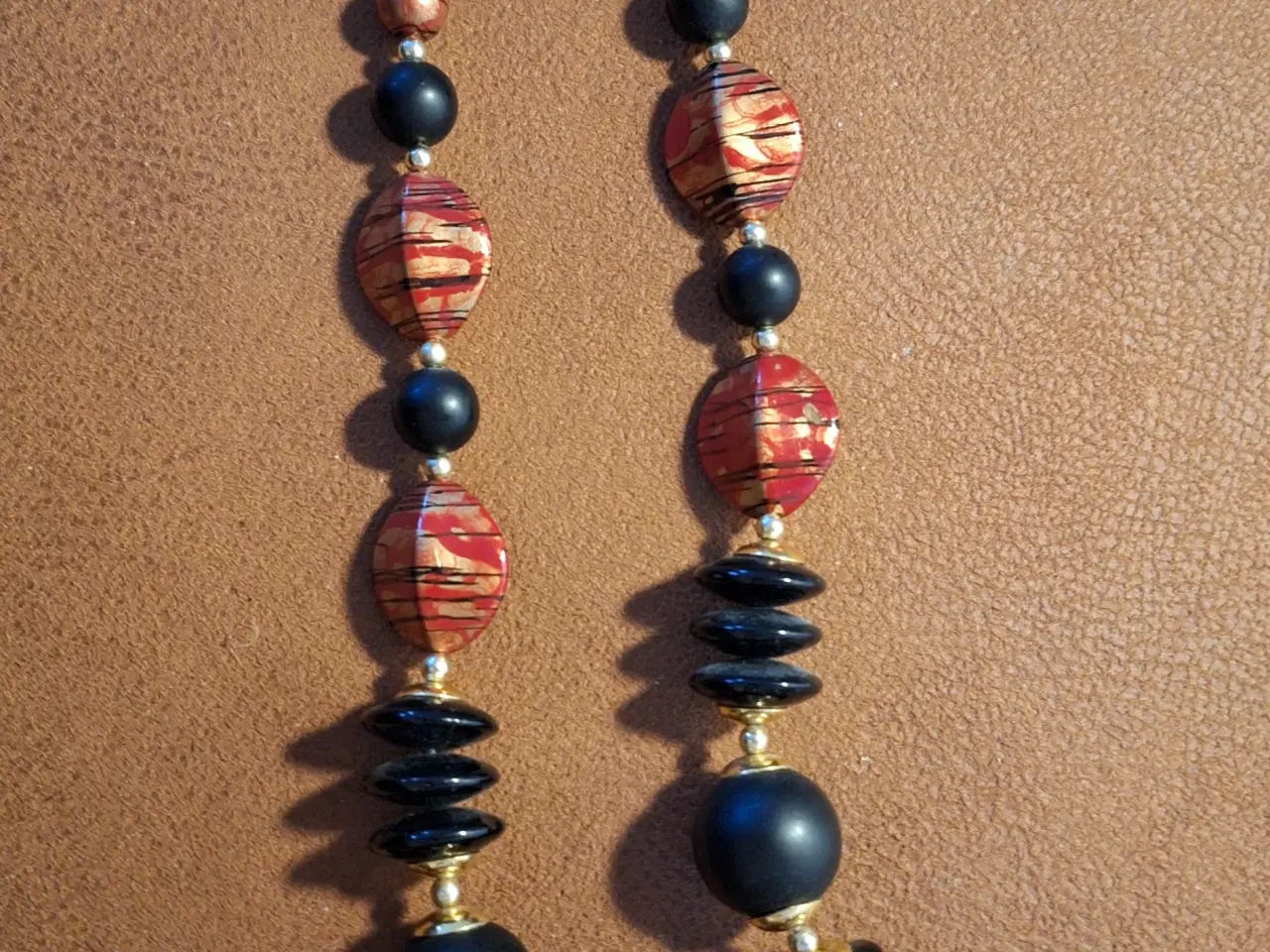 Billede 1 - Halskæde i forskellige perler